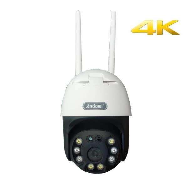 Andowl Q-S4 Full HD 4K Wireless Smart Camera - Waterproof Outdoor Wi-Fi CCTV
