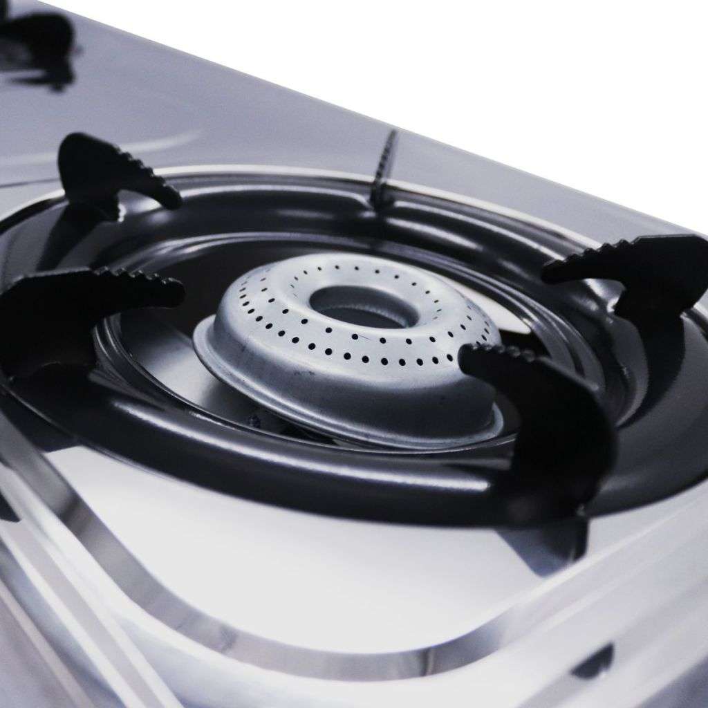 Aruif - 2 Burner Stainless Steel Gas Stove