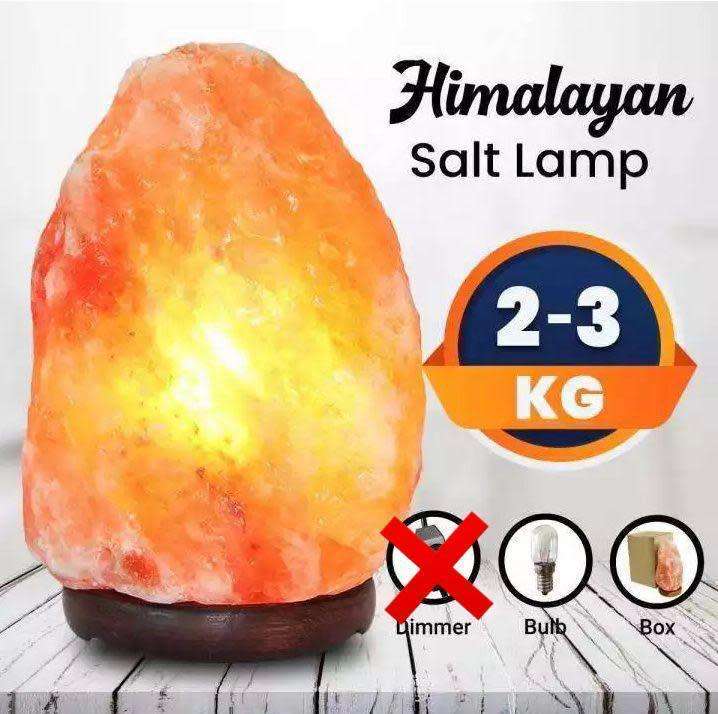 NATURAL HIMALAYAN ROCK SALT LAMP
