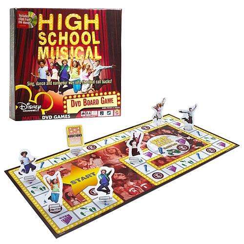 Brand NEW HIGH SCHOOL MUSICAL DVD BOARD GAME on R1 No RESERVE