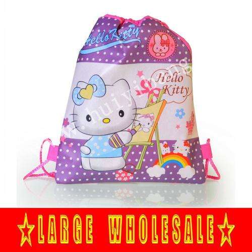 Hello Kitty string bag - Great  Birthday gift for any little Hello Kitty princess!