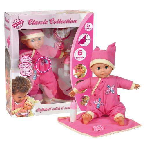 LARGE 40cm Talking, crying, crying baby Doll - R1 NO Reserve!