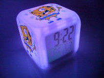 Spongebob Colourfull Led Alarm CLOCK  - R1 No Reserve - Great Gift!