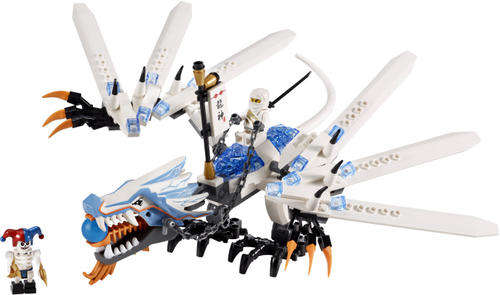 158 Piece Ninja Ice Dragon Lego! 100% lego compatible