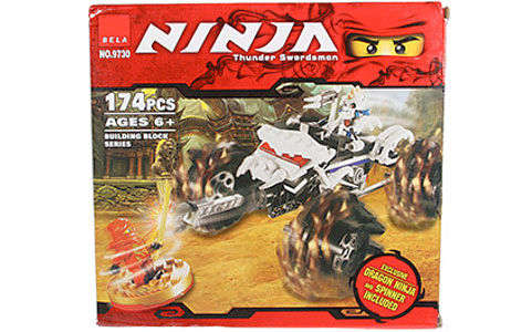 174 Piece Ninjago Evil Skul vehicle Lego compatible set with ninja spinner! 100% lego compatible