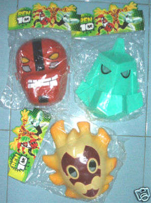 Ben 10 Masks R1 no Reserve Auction - Ideal for Parties!
