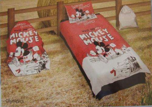 Single Duvet Duvet Set (..Mickey Mouse-Olympics..) Wednesday Auction- R1 no RESERVE!