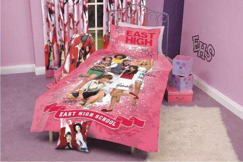 High School Musical - EAST High Single bed Duvet cover and Pillow slip (2 duvets in 1)