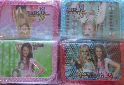 4 Hannah Montana Wallets for one bid! R1 NO Reserve!