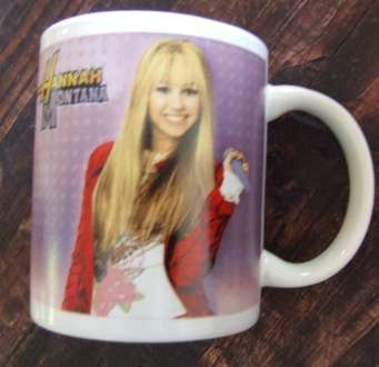 Lovely! Hannah Montana mug filled with jummie sweeties, Beautiful on R1 no reserve -  Auction!