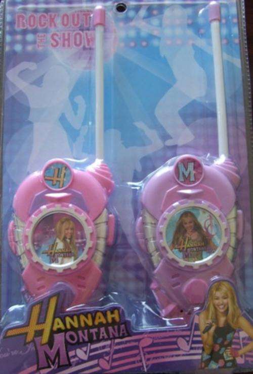 Brand NEW Hannah Montana walkie talkies - R1 NO Reserve Auction