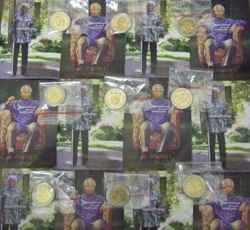 Going, going - GONE! Last ones left, Limited Released Bimetal Mandela R5 90th Birthday Coin !