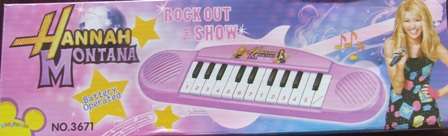 Hannah Montana "Rock out the show" Music Keyboard -  R1 no Reserve