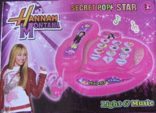 Brand NEW Hannah Montana Secret Popstar Light and Music telephone toy on R1 No RESERVE