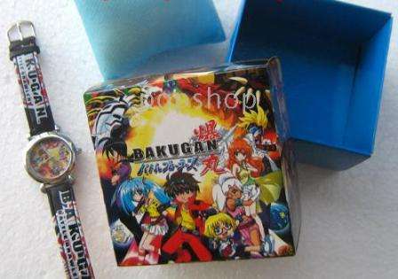 Bakugan Wrist Watch leather strap - On R1 no RESERVE Auction