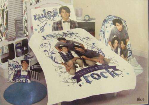 Jonas Brother (Blue) 3/4 bed duvet cover and pillow slip on Auction R1 no RESERVE! NEW