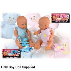 New born baby BOY doll on R1 NO Reserve!