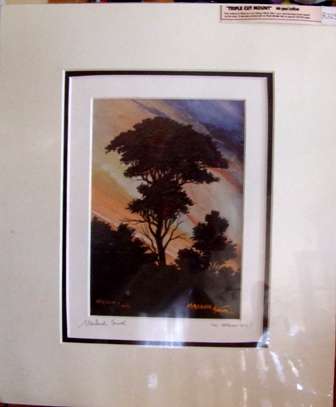 Malachi Smith - An African Sky - Collectors piece non fading brush sighned by Artist