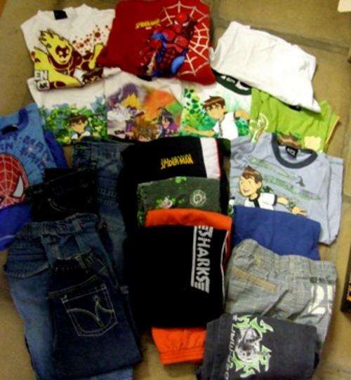 BULK used clothing Boys  Size 6-7 AND 7-8 years- R1 No RESERVE!