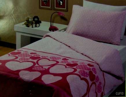 Cupid Hearts Single bed duvet cover and pillow slip on Auction R1 no RESERVE! NEW