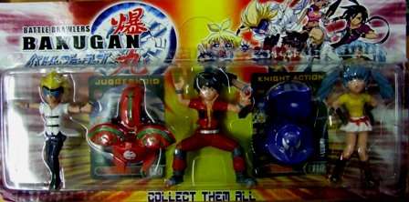 Bakugan Figurines and Brawler PACK on R1 no Reserve