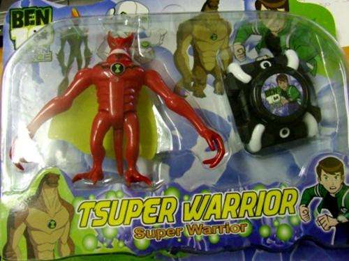 Ben 10 JETRAY figure and watch - On R1 no RESERVE Auction