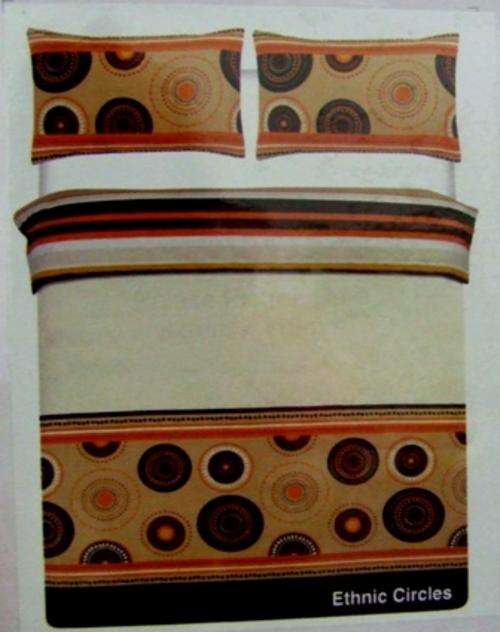 Ethnic Circles - Single bed Duvet cover and Pillow slip - R1 No RESERVE