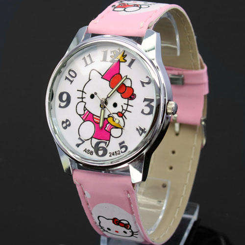 BEAUTIFULL!!! Hello Kitty quartz movement watch -R1 No Reserve - Great Gift!