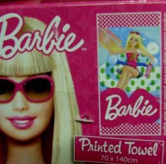 BRAND NEW BARBIE BEACH / BATH TOWEL On Auction!
