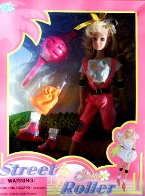 Beautifull Jessica Street Roller doll on R1 no Reserve auction