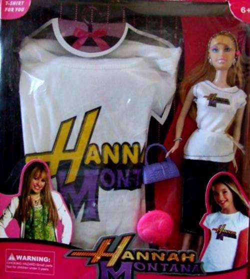 Beautifull Hannah Montana doll with T-Shirt on R1 no Reserve auction