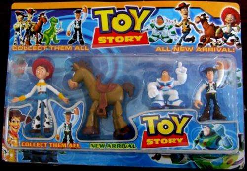 Brand NEW TOY STORY GANG toys JESS, BULLSEYE, BUZZ AND WOODY  - R1 NO Reserve Auction