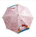 Beautifull, Hello Kitty Pink and white umbrella with pink wistle toy  -R1 No Reserve - Great Gift!