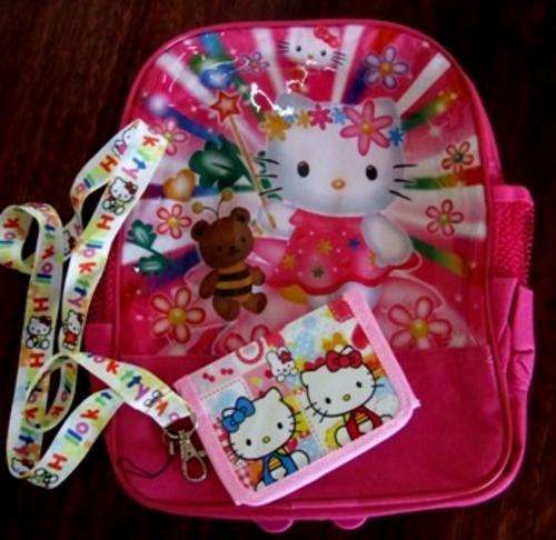 Beautifull Hello Kitty Back pack, and wallet (all in pink and white)  Worth Every bid!