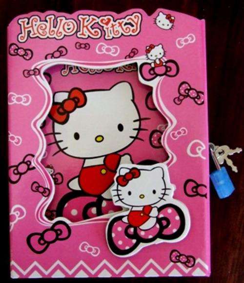 Hello Kitty  Lockable Diary - R1 No Reserve - Great Gift!