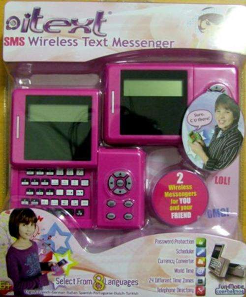 Itext SMS Wireless Text Messenger - 2 Wireless Text messengers for YOU and A Friend! R1 no RESERVE!