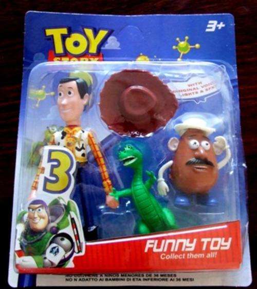 LAST ONE! Brand NEW TOY STORY -  WOODY ,REX AND MR POTATO HEAD - R1 NO Reserve Auction