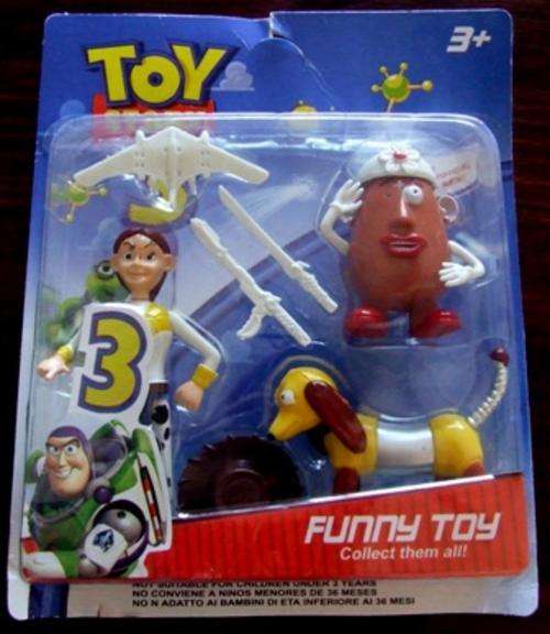 LAST FEW AVAILABLE! Brand NEW TOY STORY-JESS, MRS POTATO HEAD AND SLINKY DOG -R1 NO Reserve Auction