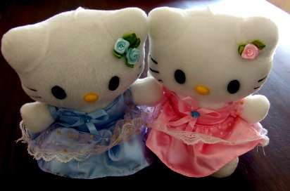 Two for the price of one! Hello Kitty's- Great  Birthday gift for any little Hello Kitty princess!