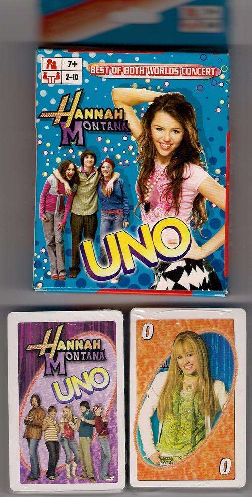 Hannah Montana UNO Cards -R1 No Reserve - Great Gift! Great Christmas add on Gift