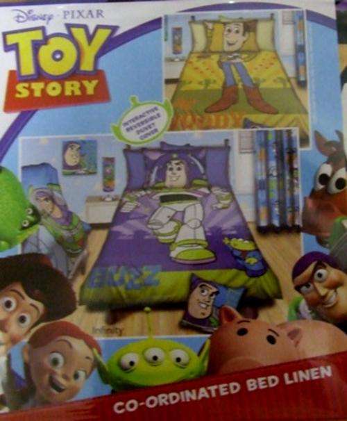 NEW Toy Story  - Reversable Single bed Duvet cover and Pillow slip - R1 NO Reserve Auction