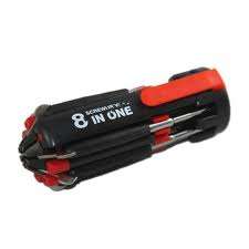 8 in 1 Multi Screwdriver powerful torch kit R1 No Reserve auction!