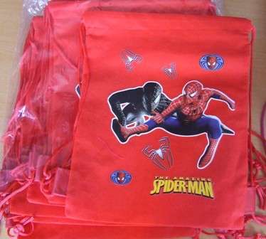 Spiderman RED String Swimming Bag Great asseccory to have easy carry over your shoulder!