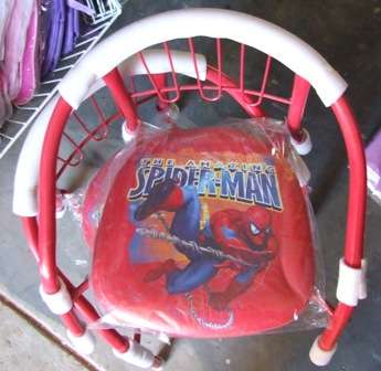 Spiderman Red Squeek chair - R1 No Reserve - Great Gift!