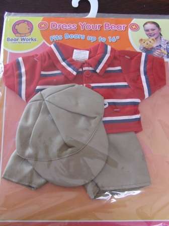 Bear works, Big Boy outfit, Fits bears up to 16" (approx 40cm) Cool Gift!