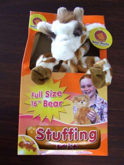 LARGE Bear works, Build a Giraffe, Everything to make your fluffy Giraffe! R1 No Reserve