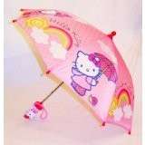 Beautifull, Hello Kitty Pink and white umbrella with pink wistle toy  -R1 No Reserve - Great Gift!