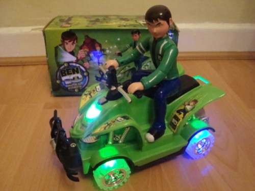 Large! BEN 10 -Battery operated 4 Wheeler Bike withBen 10,  R1 NO Reserve Auction