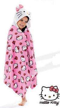 BRAND NEW Gorgeous Hello Kitty Hoodie Towel - ON R1 NO RESERVE AUCTION