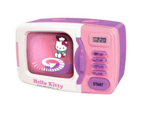 Every young girls dream! A Hello Kitty Microwave with lights and sound and asseccories